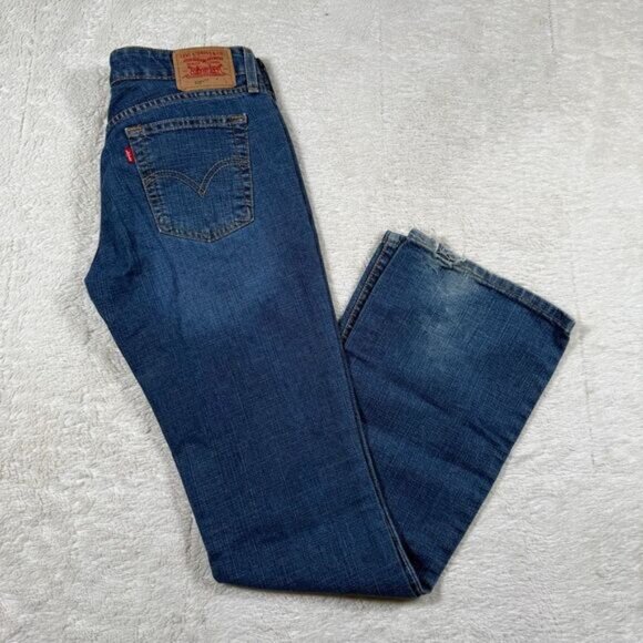 Vintage Y2K Levi’s Women’s Super Low Women’s Stetch Bootcut Denim Jeans - Picture 1 of 10